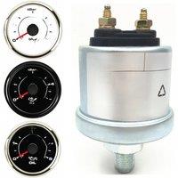 52mm Boat Oil Pressure Gauges Tuning 0-5bar 0-10bar Oil Pressure Sensors 6-24v Working Voltage M10x1 NPT1/8 Sending Unit for Car
