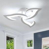 Modern LED Ceiling Light,36W Creative Petal Design Ceiling Lamp,6500K Cool White Acrylic Ceiling Lamp for Living Room Bedroom