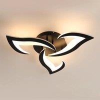 Modern LED Ceiling Light,36W 4000LM Flower Shape LED Ceiling Lamp,Warm Light 3000K Acrylic Ceiling