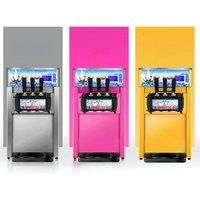 Soft Serve Ice Cream Machine Commercial Electric Ice Cream Makers Desktop Sundae Ice Cream Machine