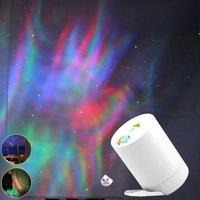 Galaxy Starry Stars Sky Laser Projector Light For Kids Rotating RGB LED Water Waving Night Light Nebula Cloud Bedroom Lamp B204