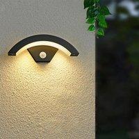Modern Wall Light 24W Motion Sensor Wall Lamp, 3000K Warm Black Light Wall Lamp, Outdoor Lamp Wall
