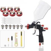 AEROPRO LVLP Spray Gun A610 Professional Airbrush For Car Pneumatic Automotive paint Spray Gun Kit 1.3 1.4 1.5 1.7 2.0 2.5mm