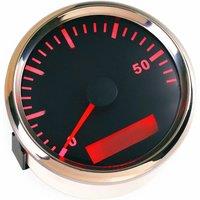 85mm Auto Tachometers Red Backlight 0-6000RPM Boat Rev Counters White Revolution Meters with Hourmeters 9-32vdc