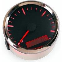 0-4000RPM Black Tachometers Modified 85mm Revolution Meters Devices with Red Backlight 9-32vdc for Auto Truck Boat