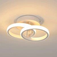 Modern Ceiling Lamp 22 W Indoor Ceiling Lights Double Ring Warm White Led Ceiling Light 3000K