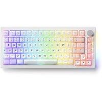 Akko 5075B Plus Clear Bluetooth 5.0/2.4G Wireless/USB Type-C Mechanical Keyboard 75% RGB