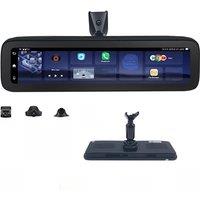12 inch IPS Car Rearview Mirror 4 Cameras DVR Dash Cam Video Recorder Android 8.1 GPS Navigation 4K FHD1080P DVR Rewview Mirror