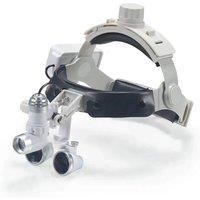 2.5X 3.5X Dental Loupes Binocular Magnifier Medical Surgery Helmet Magnifying Glass Lupa w Professional 5W Surgical Headlight