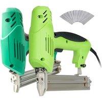 220V Nailing Stapler Shooter Furniture Stapler Framing Tacker DIY Hand Tool Electric Nail Gun
