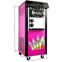 commercial three-color soft ice cream machine stainless steel soft ice cream cone sundae ice cream machine make ice cream 2000W