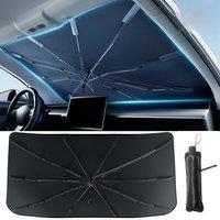 Car Windshield Sun Shade Umbrella Foldable Sunshade Front Window Cover for UV Ray Block Heat