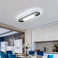 LED Ceiling Light Rectangular 24W,6500K Cool White Light, Acrylic Ceiling Light for Bedroom,