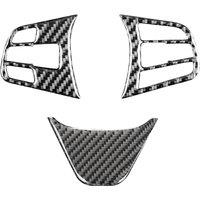 Carbon Fiber for X1 F48 2016-2022 X2 F39 2018-2022 Car Steering Wheel Cover Trim Interior