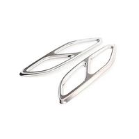 Exhaust Pipe Tail Cover Trim Tail Troat Decorative Frame for CLA-Class C118 W118 CLA180 200 220 250 260 2020-2023 A