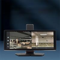 10.26IN Car Touch Screen Carplay Android Auto with Backup Camera, 4K/1080P Dash Camera for Front Rear, Mirror Link, WiFi