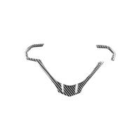For TSX 2009-2014 Carbon Fiber Car Steering Wheel Cover Trim Interior Accessories