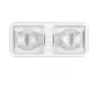 RV Lights Interior 12V Led 8W Ceiling Double Dome Light 600 Lumen Brightness Light Fixture for RV Trailer Boat Car