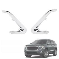 Car Front Fog Light Bezel Chrome Cover Trims for Terrain 2018-2020 23335550 23335551