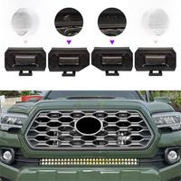 8 PCS LED Front Grill Lights for Off Road Sport 2020 2021 External Grill Lamp Yellow Light