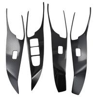 For H6 3rd Gen 2021-2023 Car Window Lift Switch Button Panel Cover Trim Interior Accessories Carbon Fiber