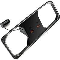 Car Water Cup Holder Ambient Light Central Control Charging Expansion Dock for Accord 11th 2023 2024