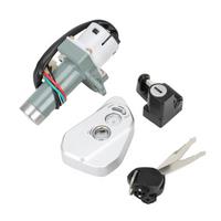 Motorcycle Ignition Lock Cylinder Kit Assembly for Hawk 250 Dirt Bikes Pit Bikes 250cc Accessories
