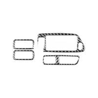 Carbon Fiber for Legacy/ 2005-2009 LHD Window Lift Switch Buttons Panel Trim Cover Interior Accessories