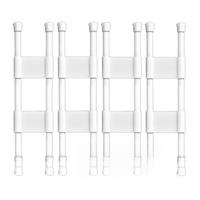 4 Pcs Double RV Refrigerator Bars Adjustable Fridge Tension Rods RV Refrigerator Kitchen
