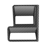 Car Multifunction Button Frame Trim Cover for SPACIA/SPACIA Custom MK04 Series 2024 Carbon Fiber Pattern RHD