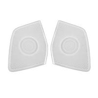 Car Stainless Steel Front Door Loudspeaker Cover Interior Accessories for Alphard VELLFIRE 40 Series 2023+ LHD,A