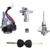 Full Car Lock Cylinder for 9 Driving Door Lock Cylinder + Ignition Lock Switches