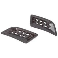 Car Dashboard Upper Air Vent Outlet Cover Trim for Alphard Vellfire 2024 LHD Wood Grain Color