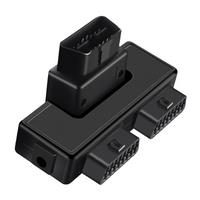 OBD2 One Divided Into Two Adaptor Wire 16 Pin 16 Core OBD Expansion Cable Connector Adapter Cable Universal Dc5521