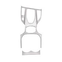 For F7 F7X Center Console Gear Shift Panel Cover Cup Frame Trim Accessories Stainless Steel