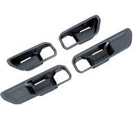 For Land Cruiser 250 Prado LC250 2024 Car Inner Door Bowl Cover Trim Interior Accessories Carbon Fiber