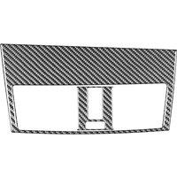 LHD Carbon Fiber for 3 2010-2013 Car Center Air Vent Panel Cover Sticker Trim Interior Accessories A