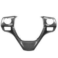 Car Steering Wheel Buttons Trim Frame 84250-02560 for 2014-2018 Carbon Fiber