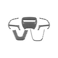 Carbon Fiber for Charger 2015-2023 Car Steering Wheel Cover Trim Interior Accessories