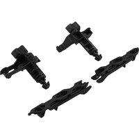 1Set Automobile Front Hood Bonnet Lower Latch Release Handle Set for Smart for Fortwo 451 2013-2014