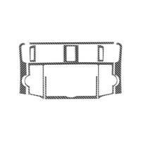 Carbon Fiber for 4Runner 2010-2020 Center Console Navigation Panel Trim Cover Interior Accessories