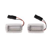 2Pcs White Red Car Led Door Courtesy Light for Wish Prius Alphard