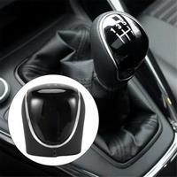 2pcs 6 Speed Car PU Leather Gear Shift Knob Shift Lever for Mondeo IV C-MAX Transit Focus MK3 MK4