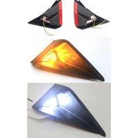 Car DRL Fog Lights Lamp Bumper Turn Signal Lights Yellow Light for 2018-2022