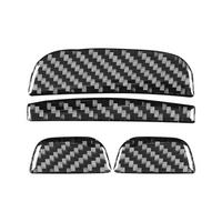 Carbon Fiber for C Class W203 2005-2007 Center Console Armrest Box Switch Cover Trim Interior Accessories