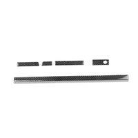 For 2003-2010 LHD Carbon Fiber Dashboard Panel Glove Box Switch Decorative Strip Trim Accessories