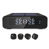MALIDE Car Solar TPMS Tire Pressure Monitor External Tire Pressure Sensor Smart Tire Pressure Alarm Monitoring System