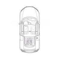 For Z4 SERIES E85 E86 2003-2009 Car INNER DOOR OPENER PLUG Black 51417053792 Right