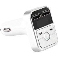 Car Bluetooth FM Transmitter B2 Wireless Car Charger Bluetooth Transmitter MP3 Player 2 USB Lighter