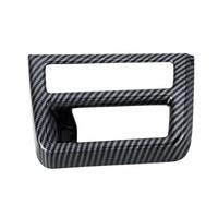 Headlight Adjustment Switch Button Cover Trim for 2024 2025 LHD Accessories ABS Carbon Fiber